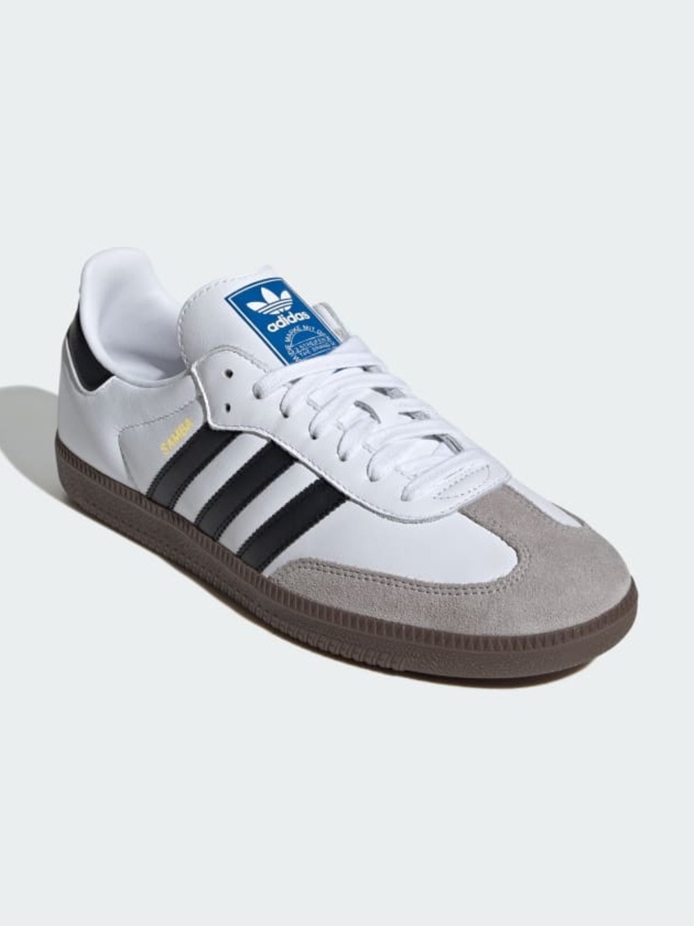 Adidas Samba OG original White Black Classic Sneaker tennis shoe size 8 women - Picture 4 of 13